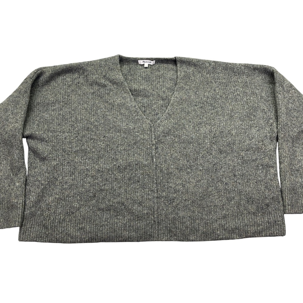 EUC Madewell Gray V-Neck Sweater